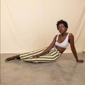 New Big Bud Press Olive Striped Work Pants SoldOut